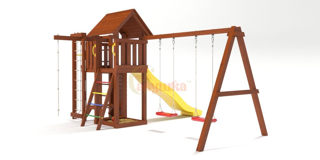 Детская площадка Савушка Мастер 10 - Махагон